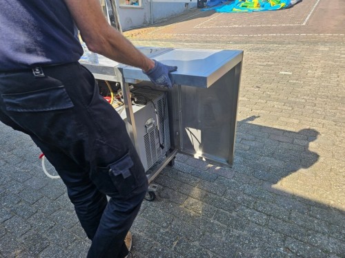 Dubbele biertap RVS (uitklapbaar)